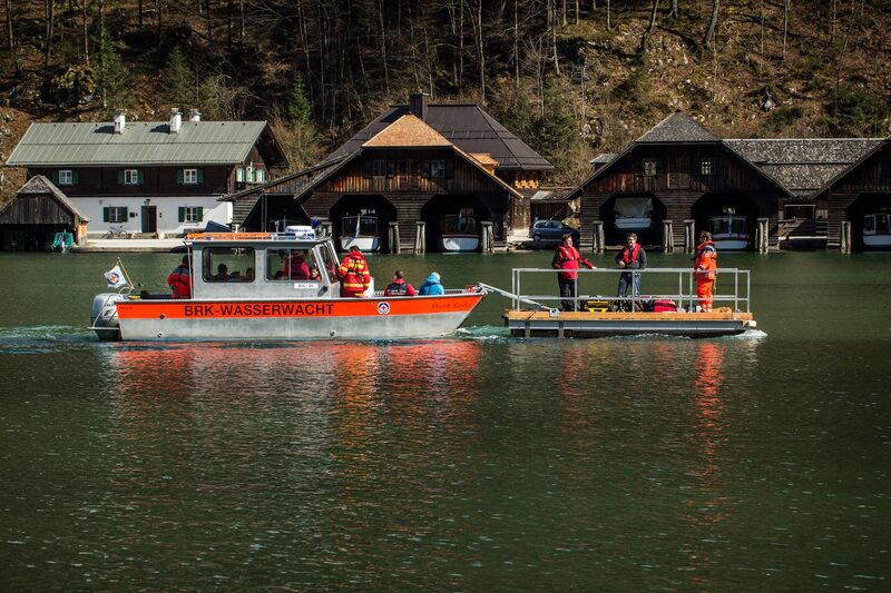 BRK Wasserwacht Einsatz am Königssee mit Suwabo